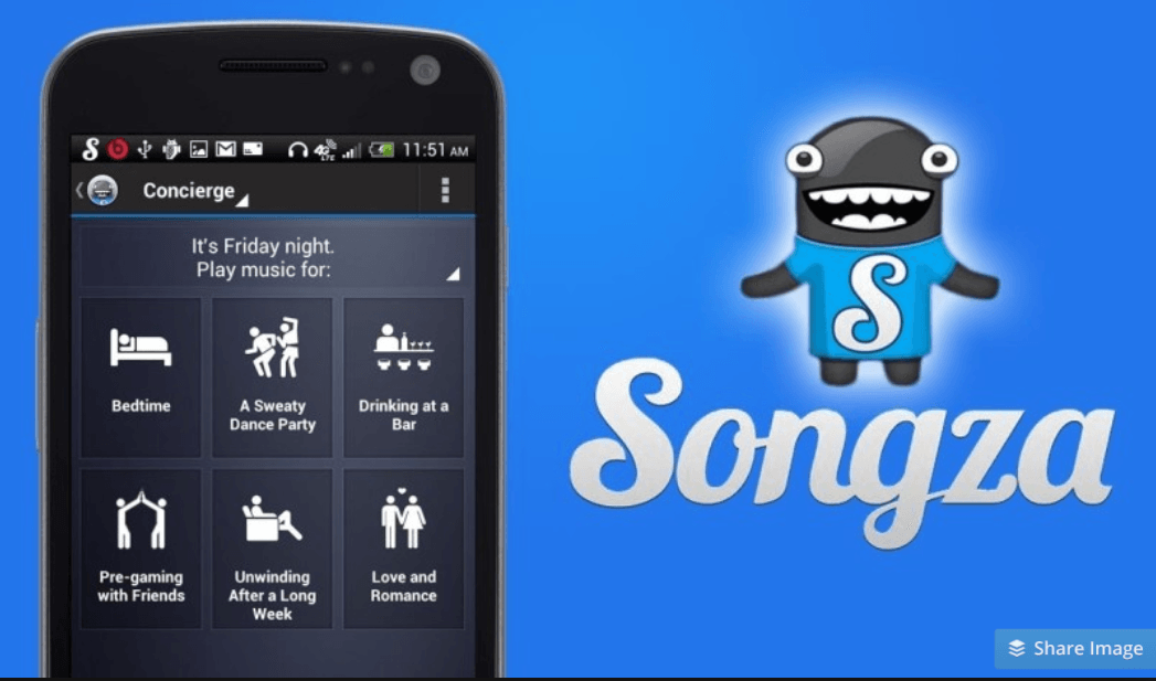 Songza, música vía streaming para Android