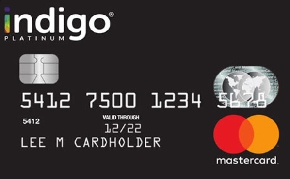 indigo credit card login