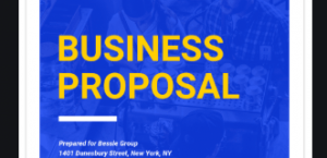 Templates for a Business Proposal