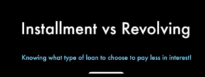 Revolving Credit Vs. Installment Credit: What’s the Difference?
