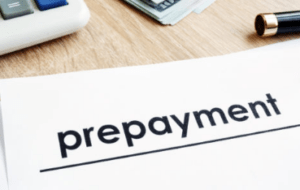 Prepayment - understanding what settlement of debt is