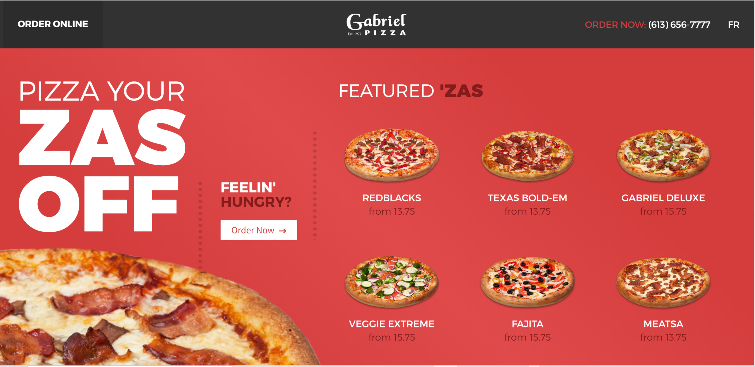 Gabriel Pizza – pizza restaurant running in Canadian provinces