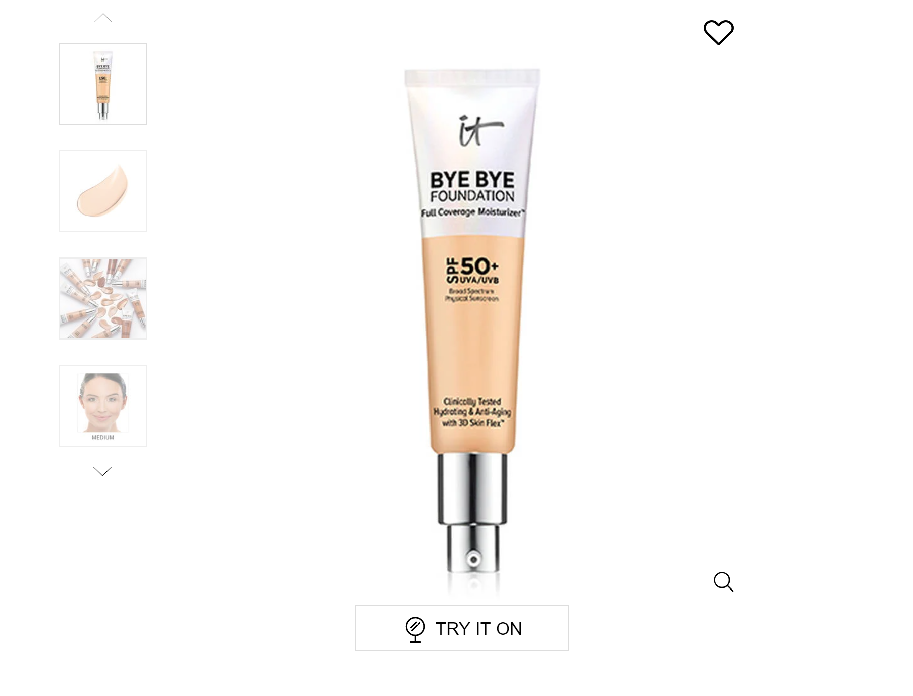Try IT Cosmetics Bye Bye Foundation - conceal skin flaws from public