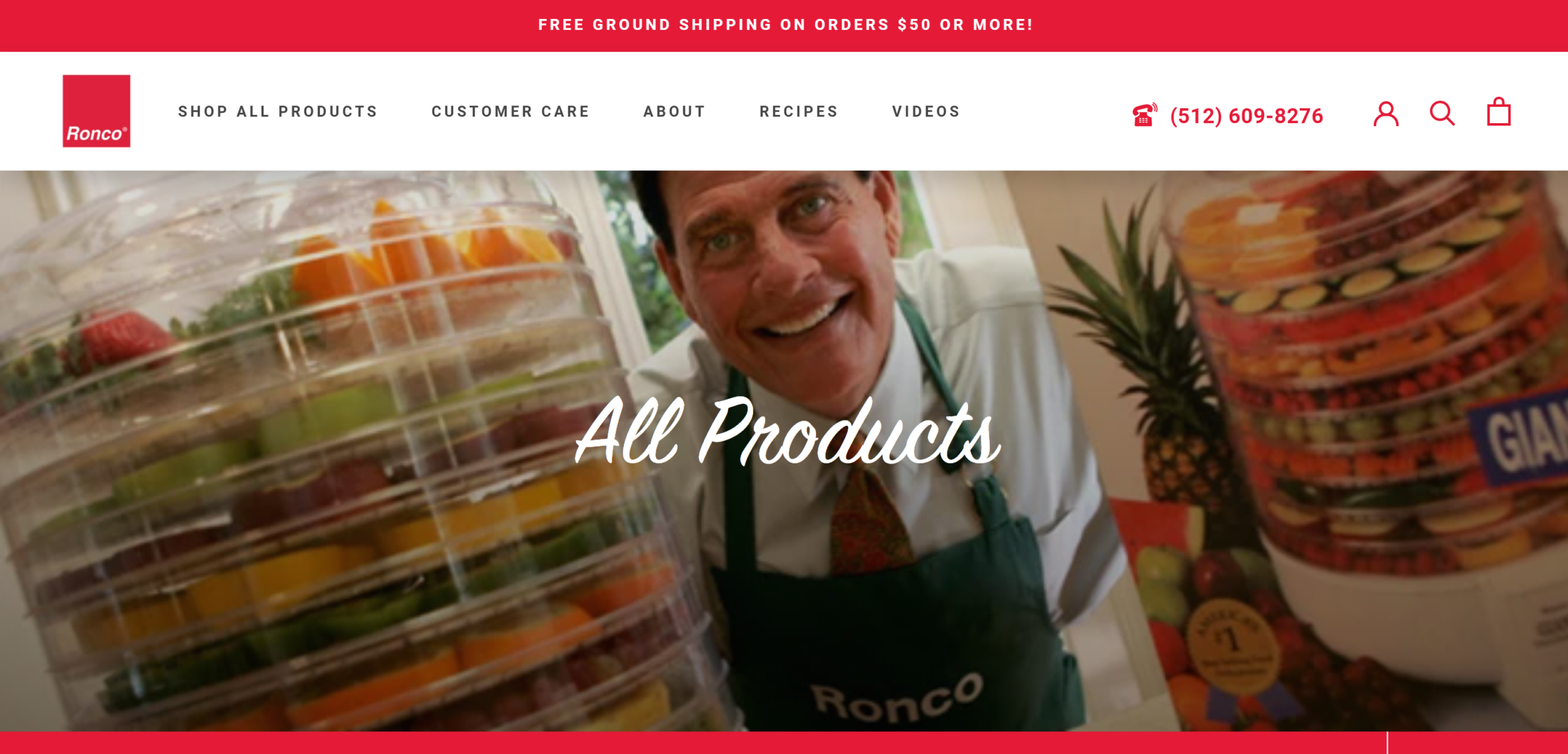 Ronco - the Ronco Product Warranty Registration website