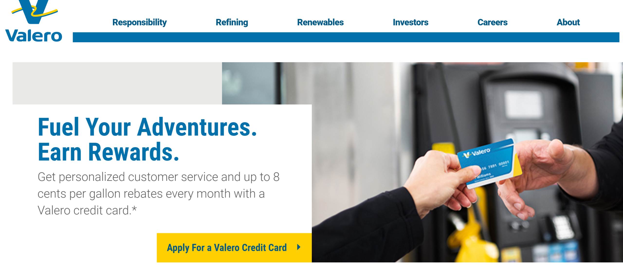 Valero Credit Card - access your credit card account online