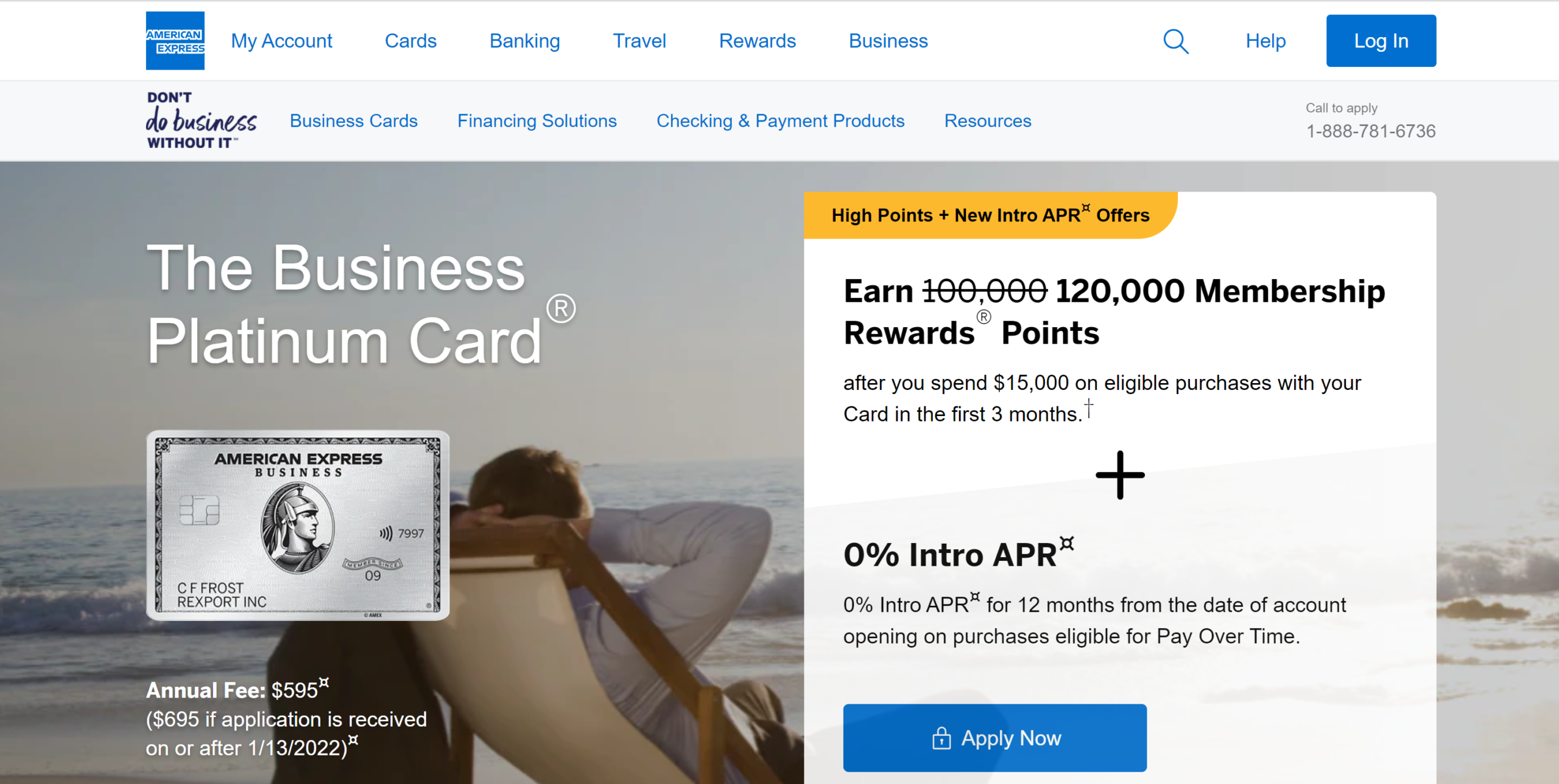 American Express Business Platinum Credit Card - excellent credit cards