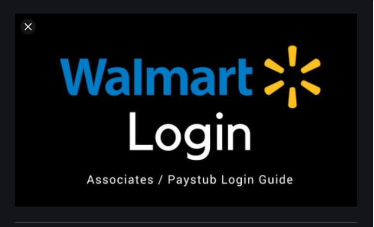 Walmartone Login