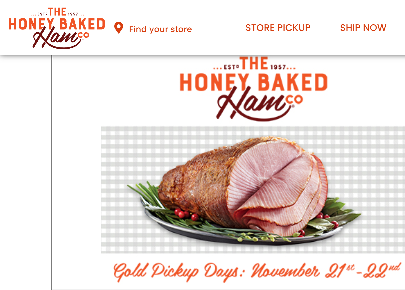 Honeybaked Ham Company Rewards