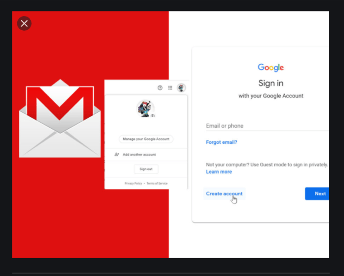 Gmail Account Login Gmail Sign In Inbox Login page