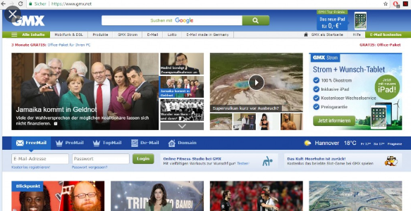 GMX MAIL IN GMAIL