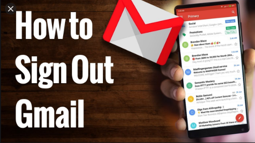 HOW TO SIGN OUT OF GMAIL