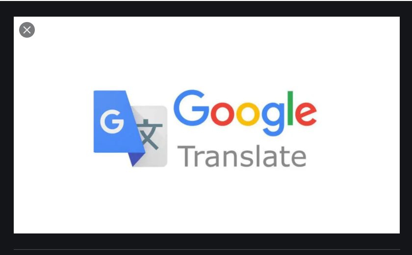 Google Translate App