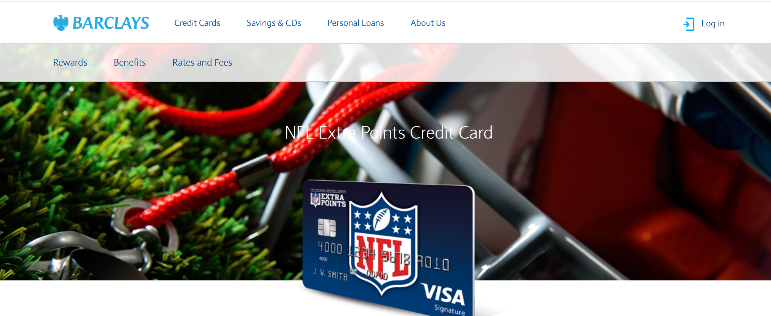 NFL Extra Points Credit Card - Manage Your Credit Card Activities