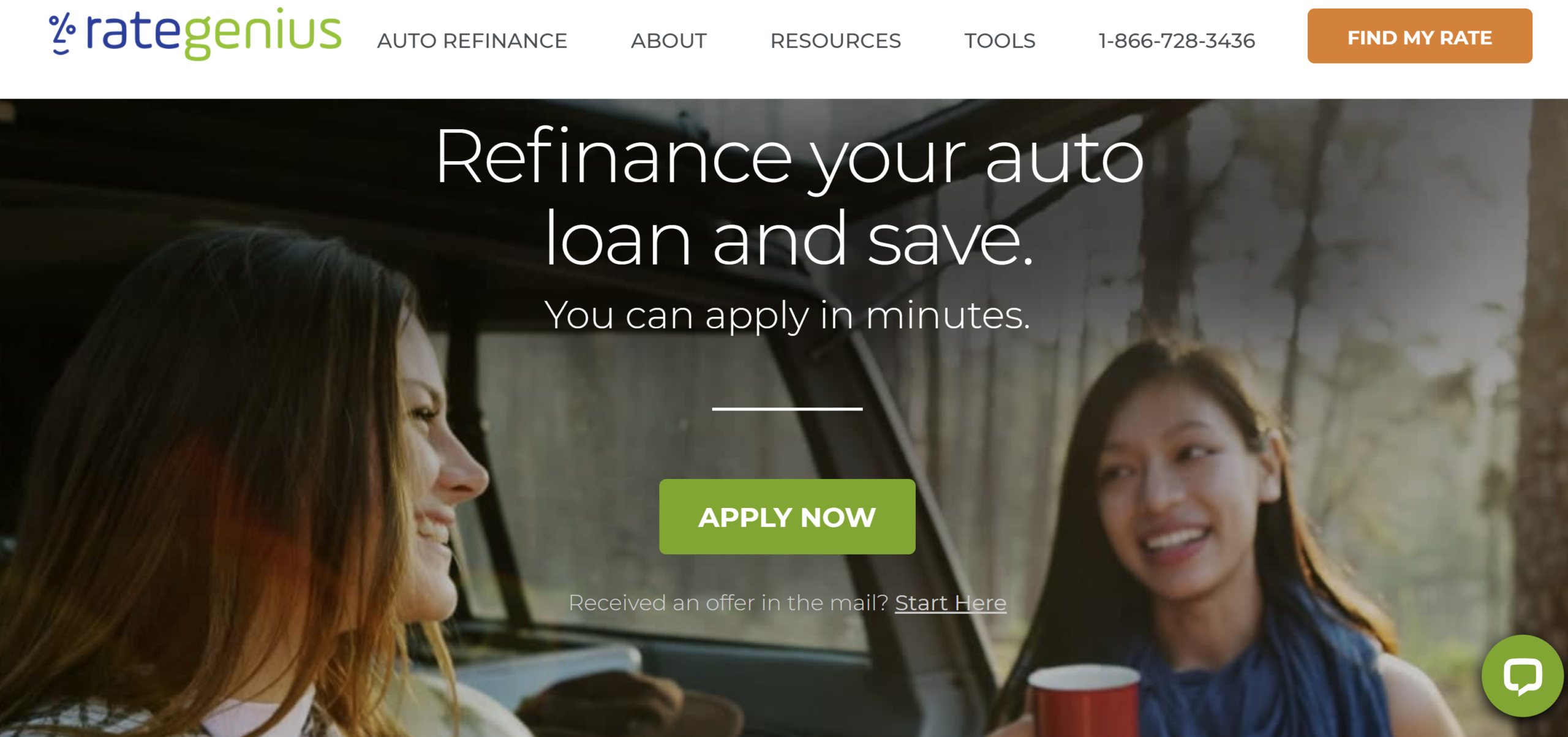 rateGenius Online Auto Loan Refinance - apply for your loan timely