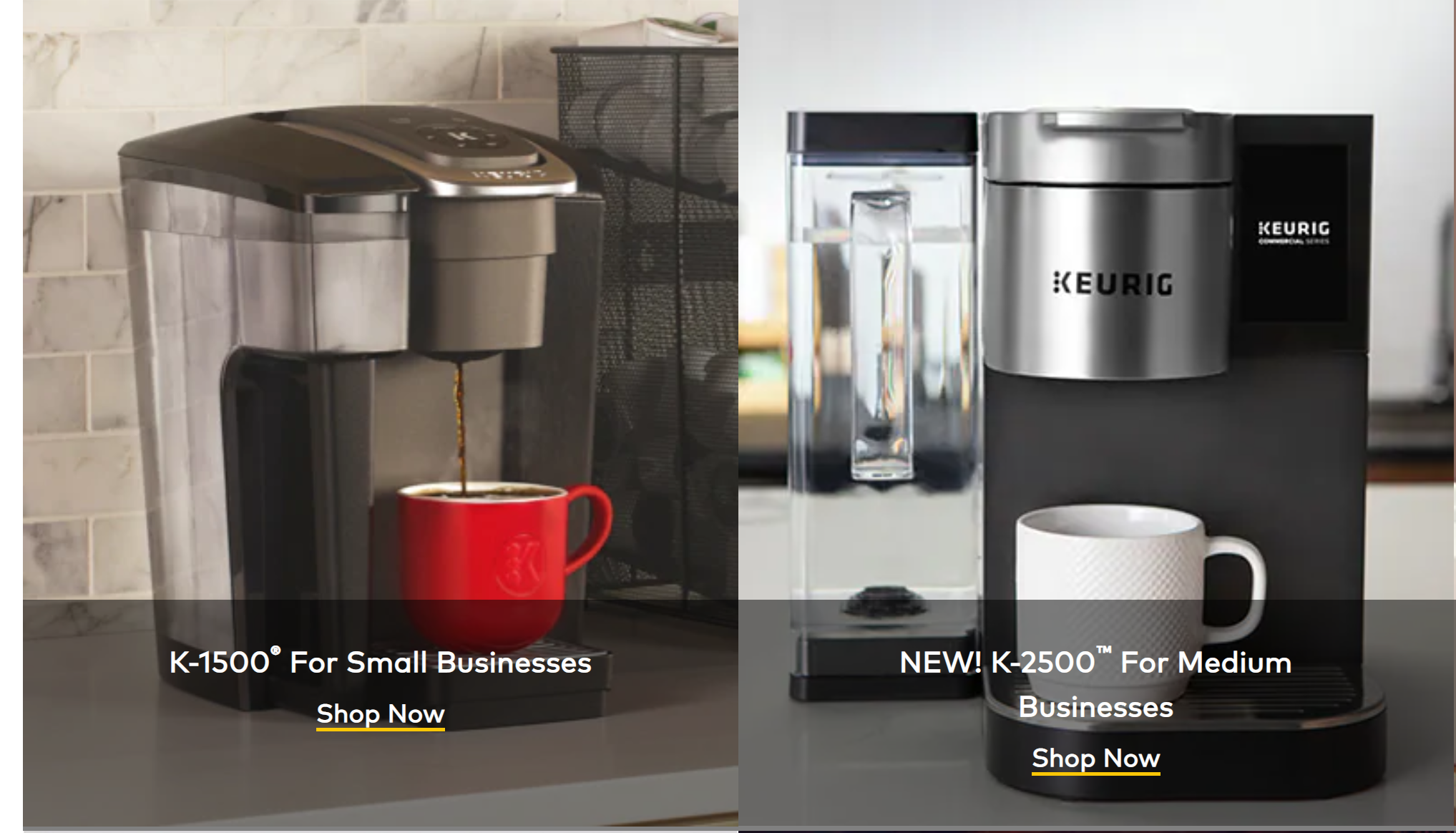 Keurig – brewing system for home and commercial purposes