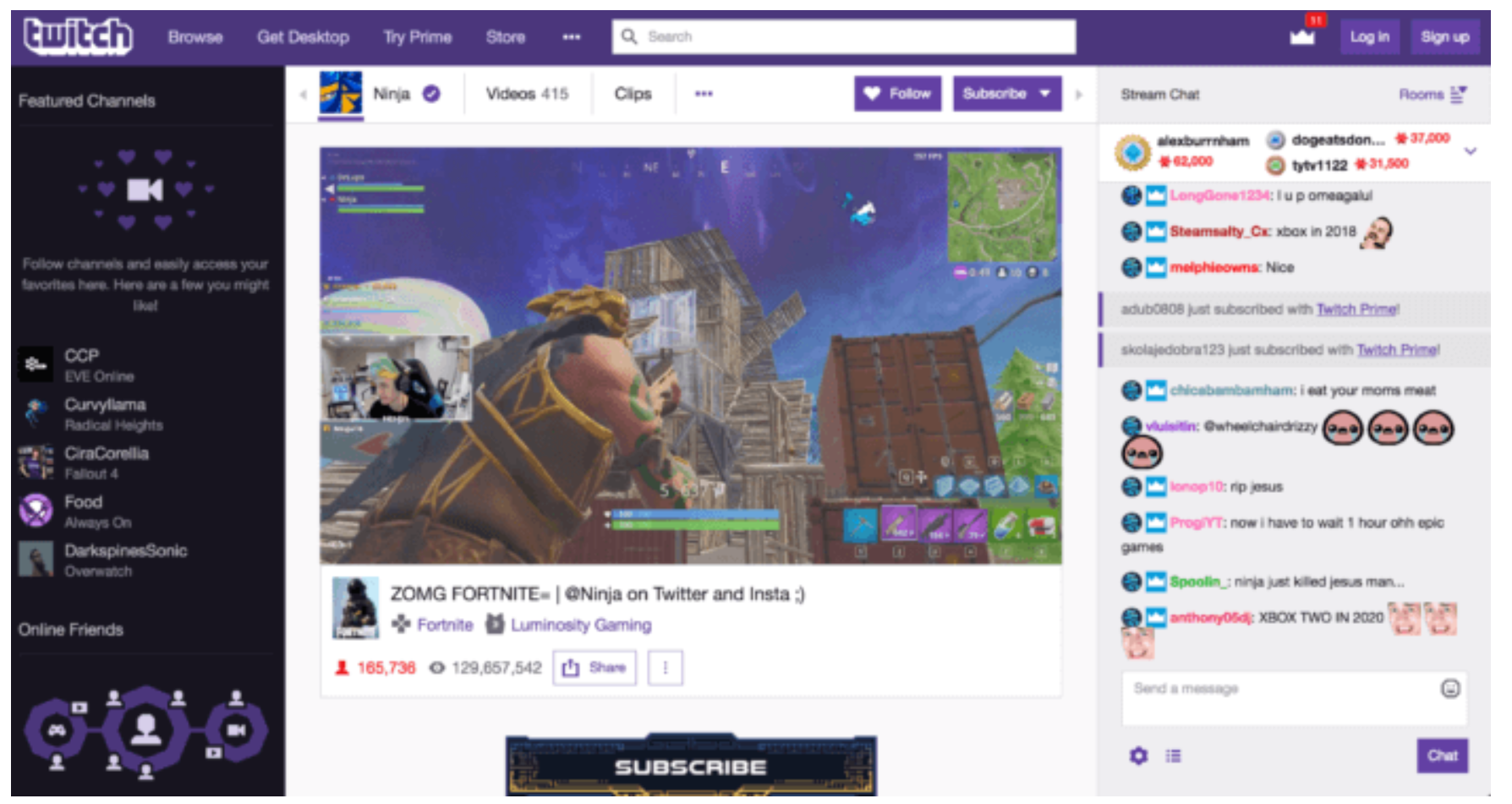 Watch Videos and Chat with New Friends on Twitch - share your interests