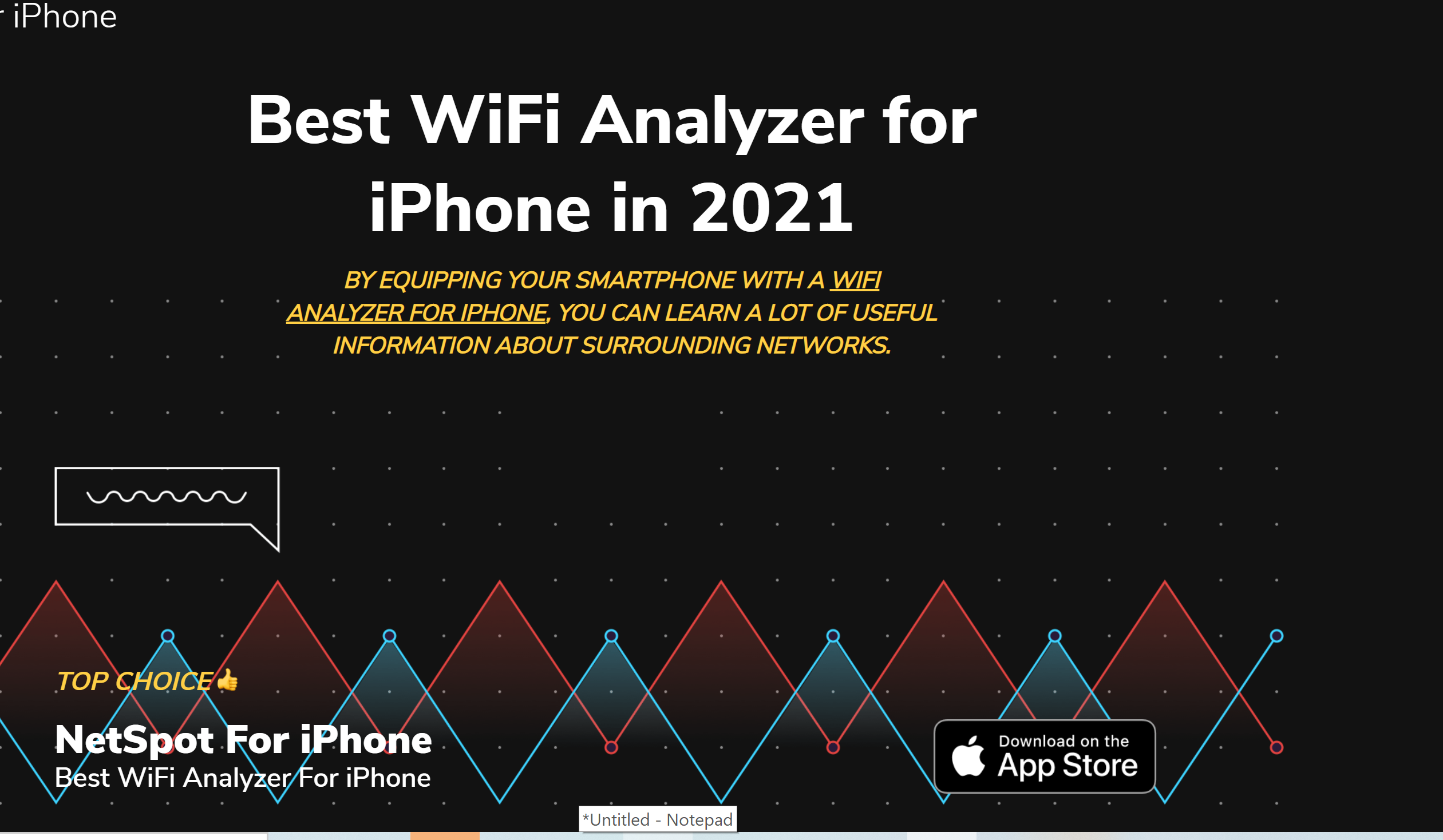 network analyzer ios