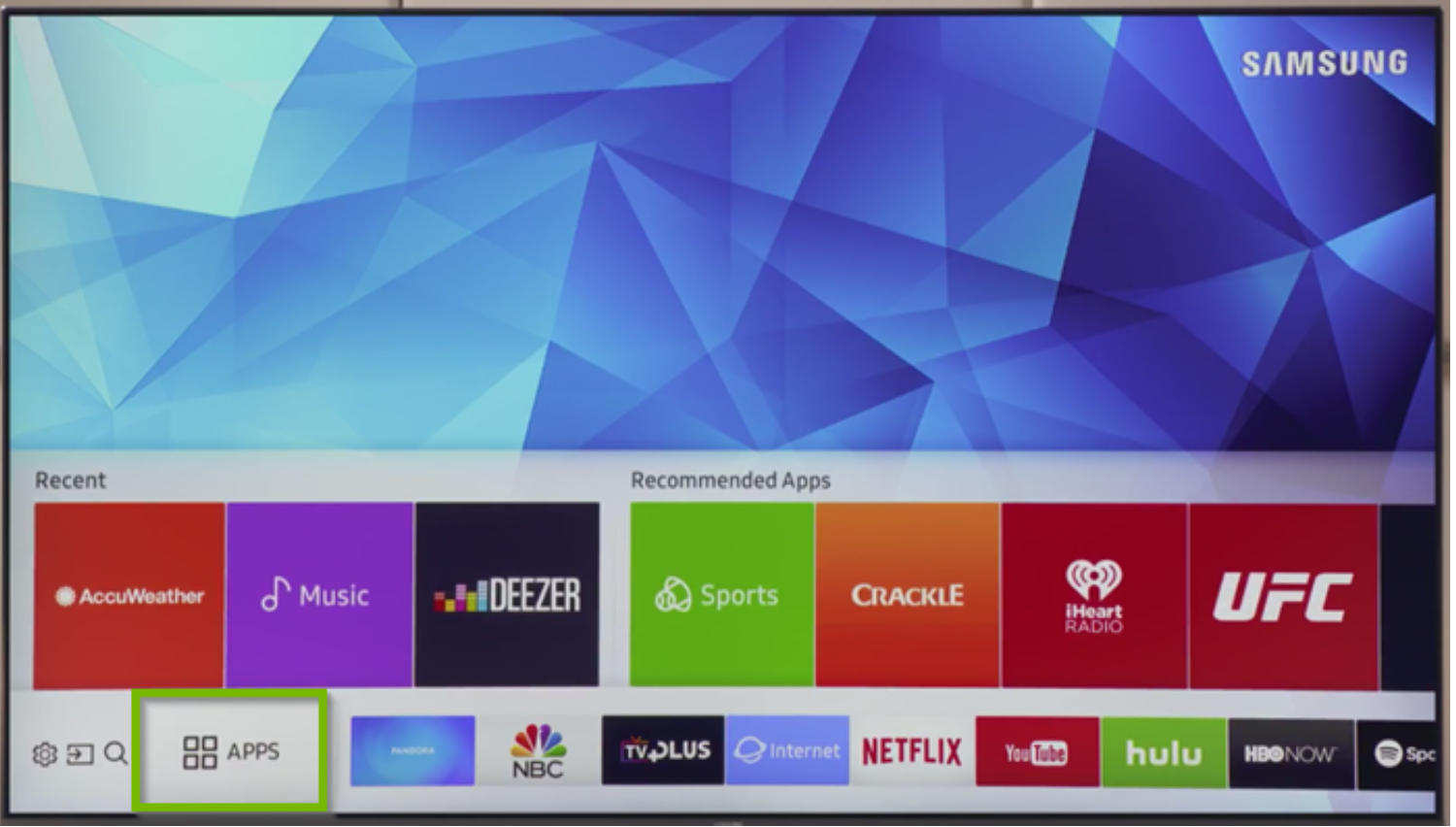 Samsung Apps On Samsung Smart TVs - How To Access and Use 