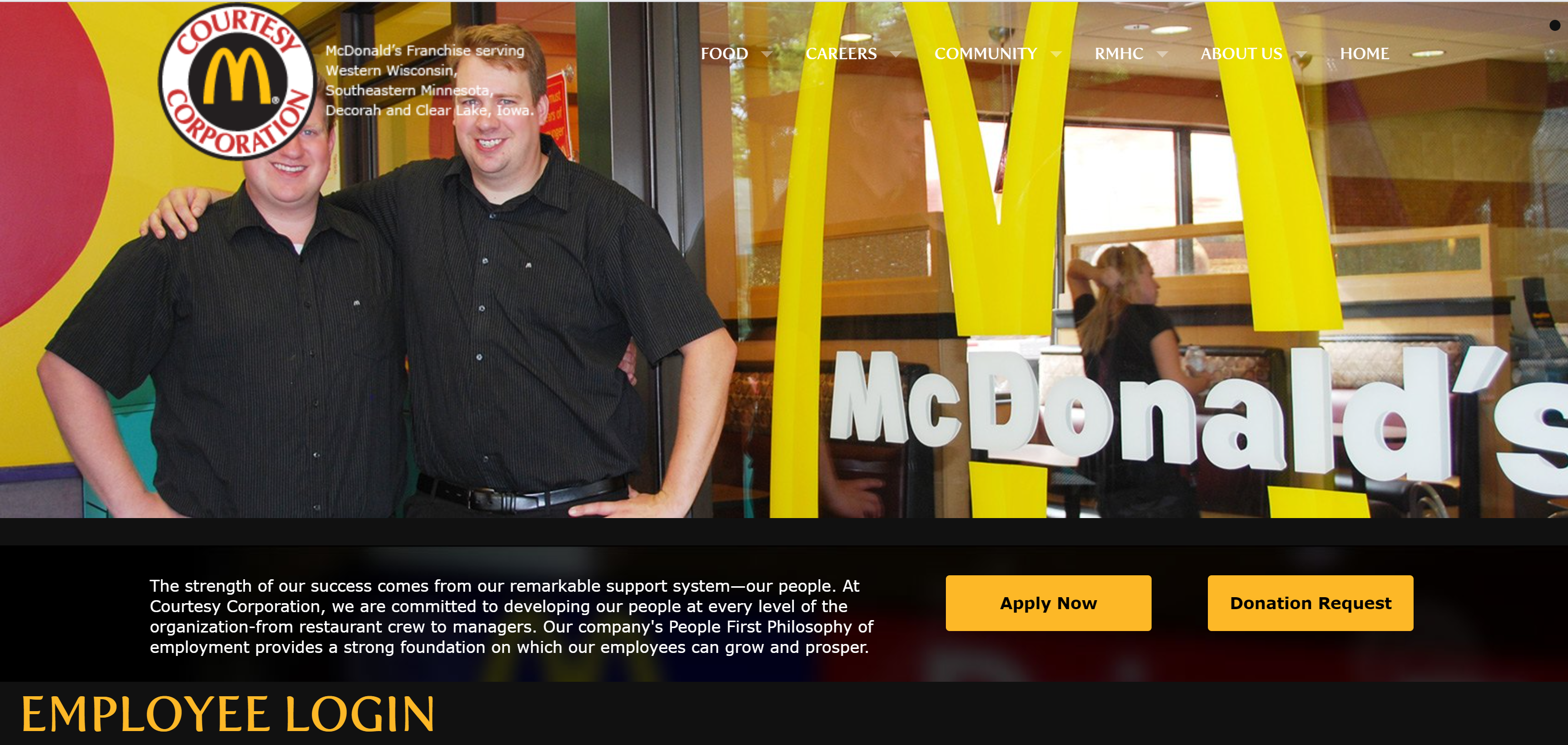 McDonald’s Employee Online Portal