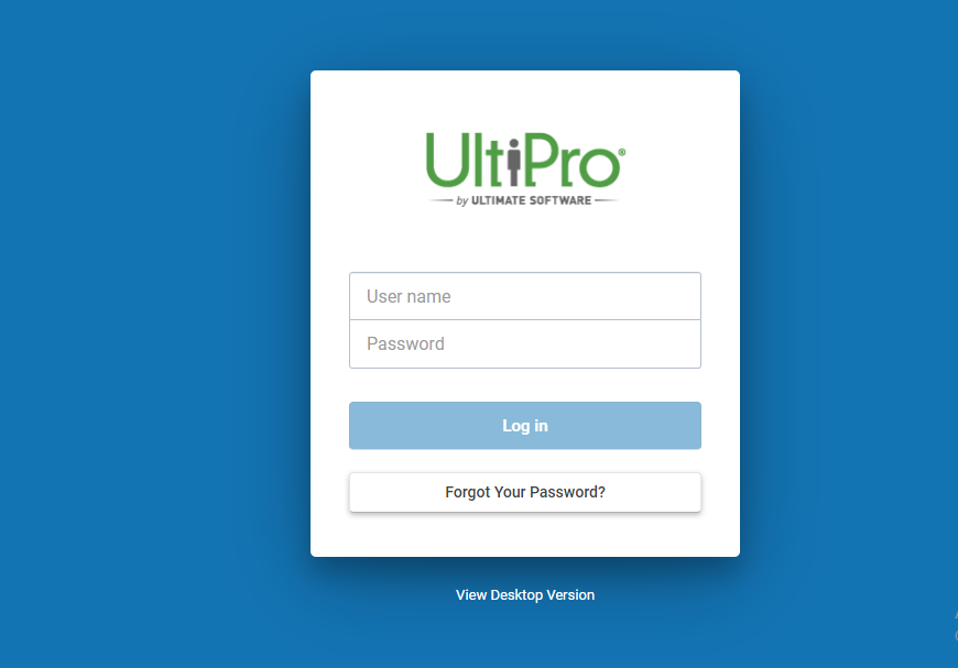 BBI Employee Login to Osi Connect Ultipro