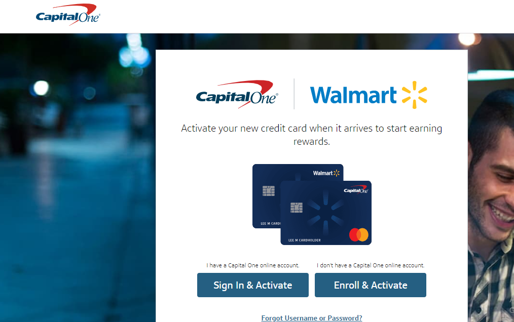 Capital One Walmart Rewards Card Activate